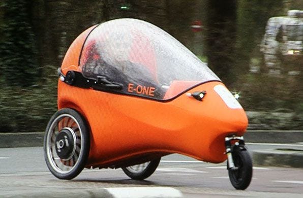 E-ONE: Innovatief stadsvervoer. Foto E-ONE.nl
