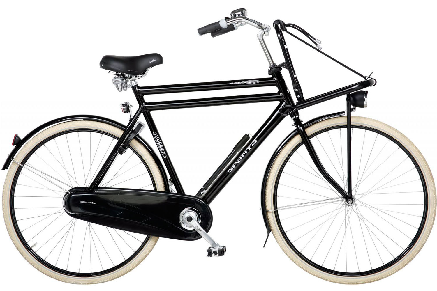 Sparta vermeldde vorig jaar geen collectiejaar meer op hun catalogus. Nu wordt ook het collectiejaar van de fietsen gehaald. De fiets op de foto is een Pick-Up.