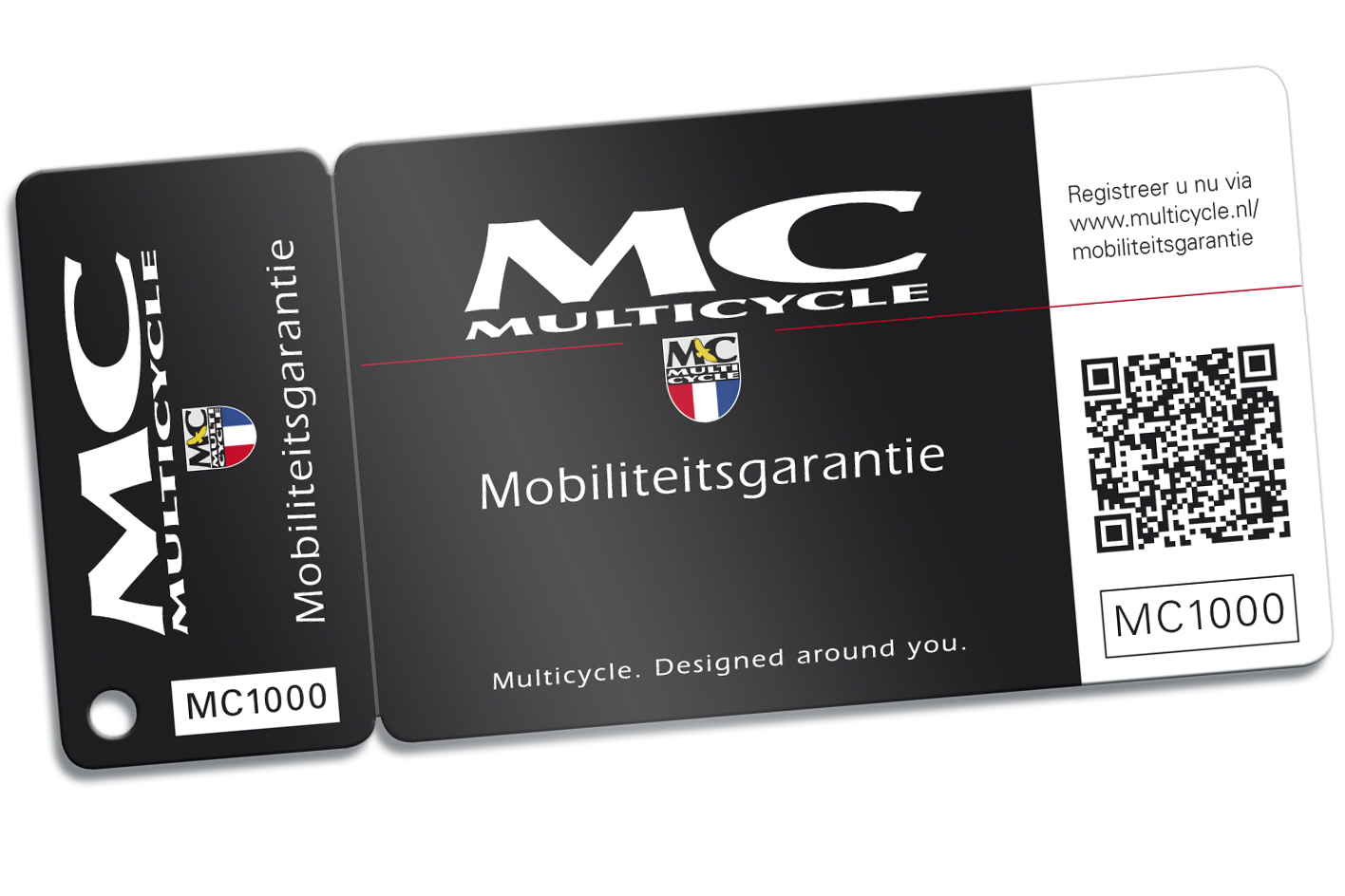 De Multicycle Mobiliteitsgarantie is gekoppeld aan de nieuwe fiets en is een jaar lang geldig vanaf de datum van aankoop.