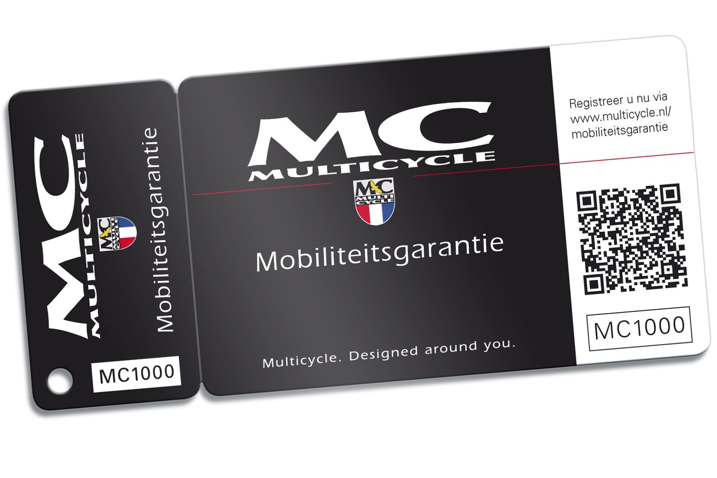 De Multicycle Mobiliteitsgarantie is gekoppeld aan de nieuwe fiets en is een jaar lang geldig vanaf de datum van aankoop.