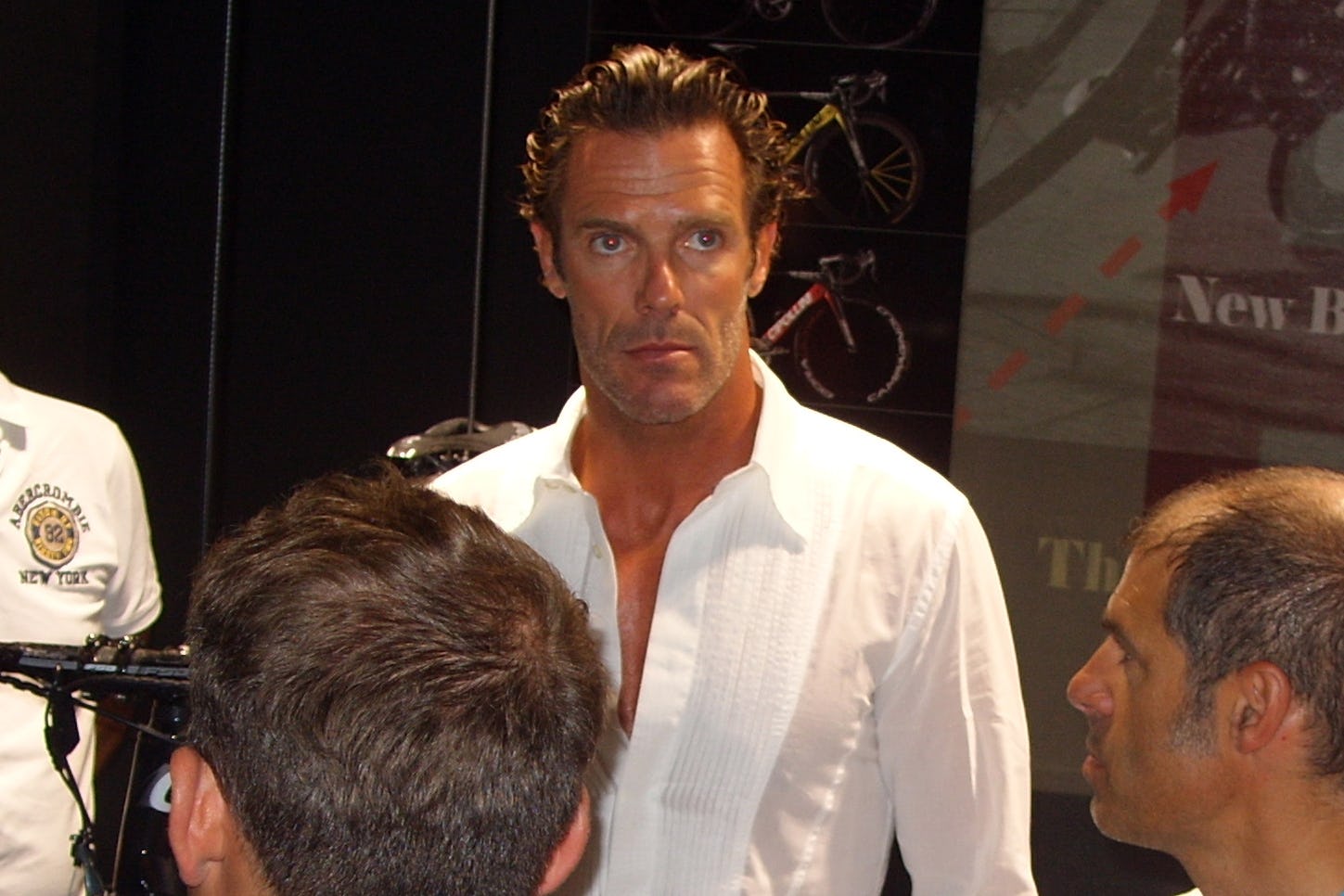 Vorig jaar kwam Mario Cipollini naar de stand van NGB op de Bike MOTION.