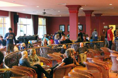 Even geen business maar bijtanken voor de Batavus-dealers.