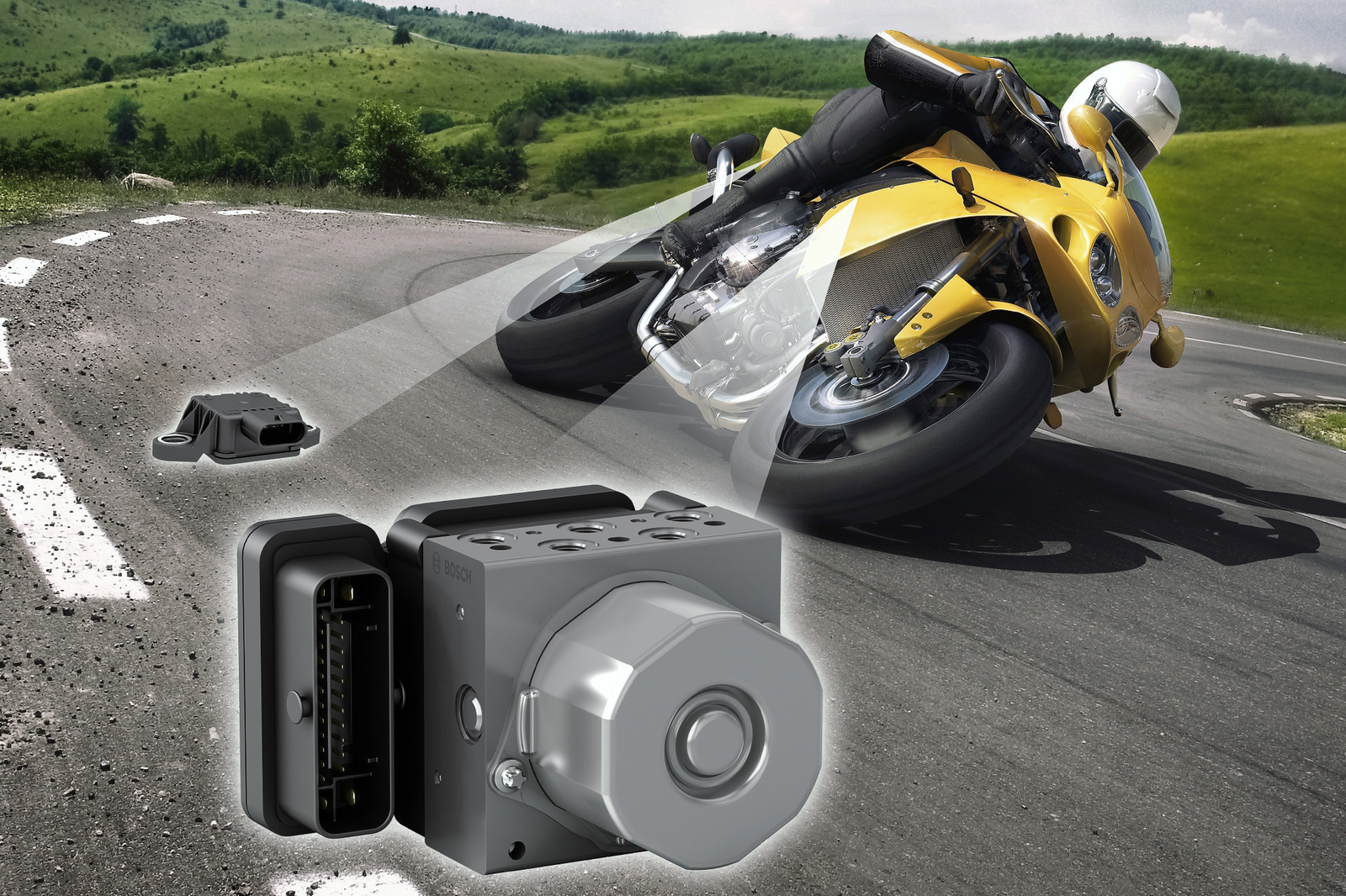 Het door Bosch ontwikkelde MSC moet onder meer uitglijders in bochten helpen voorkomen. 