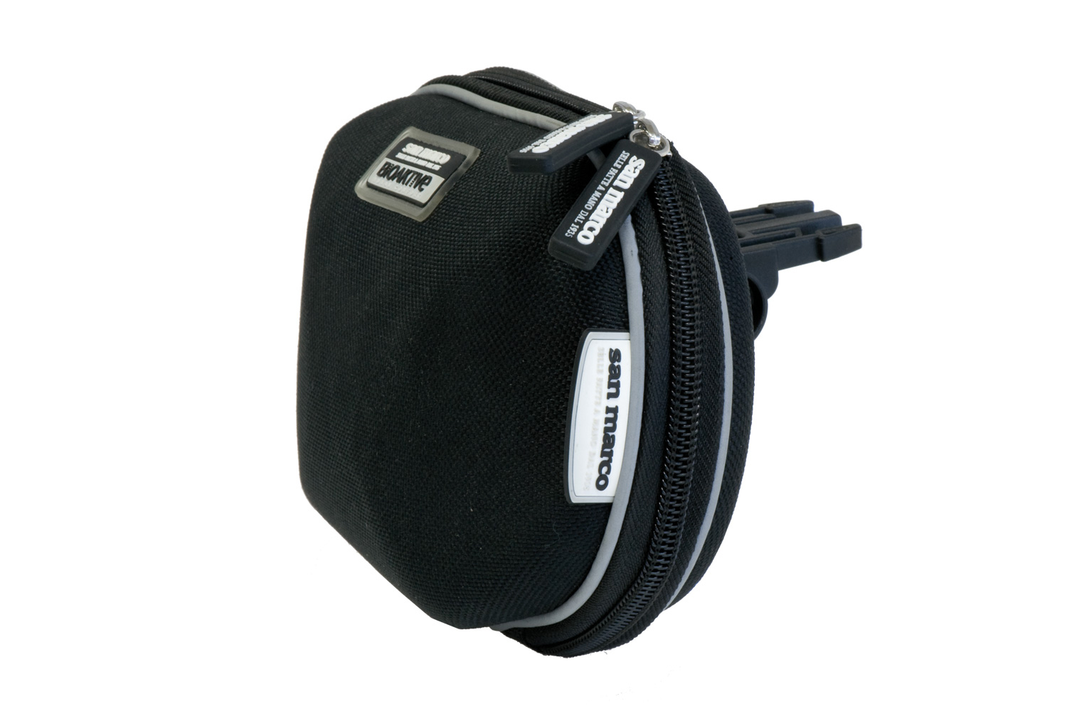 Het zadeltasje van Selle San Marco dat past op de klip van de San Marco City modellen.