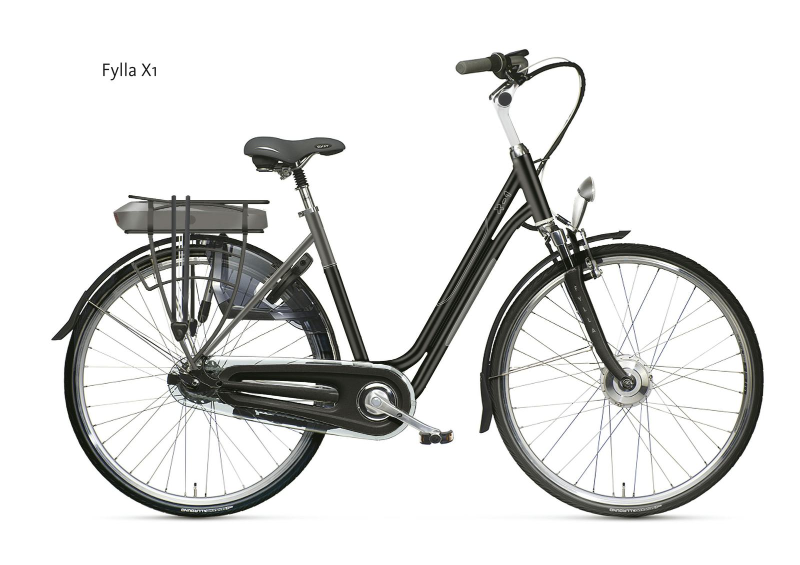 De FYLLA X1 is leverbaar als een compleet geveerde fiets met een 400WH batterij voor € 1.624,-.