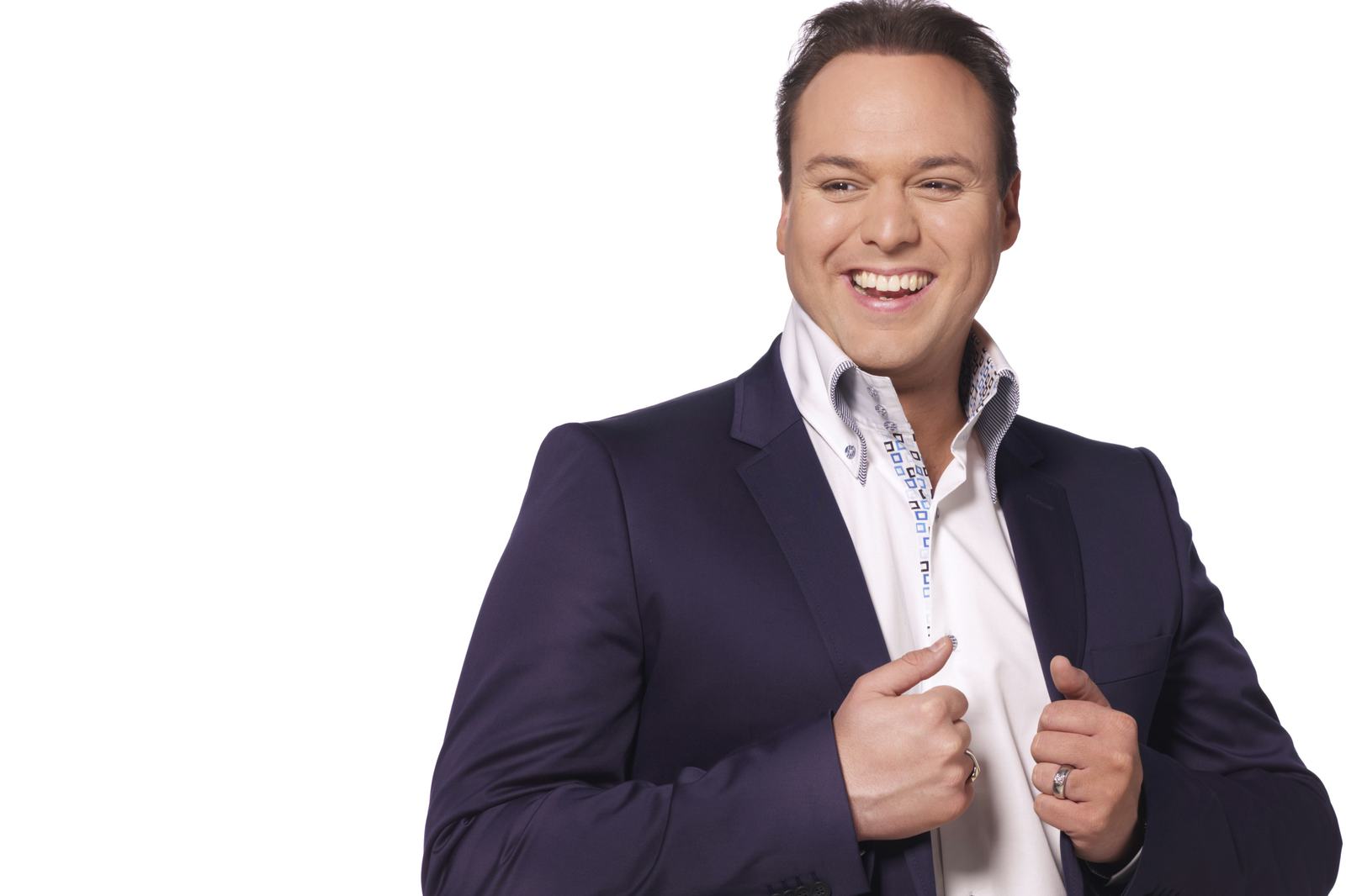 Rasartiest Frans Bauer zorgt voor spektakel op de BOVAG Fietsbranchedag.