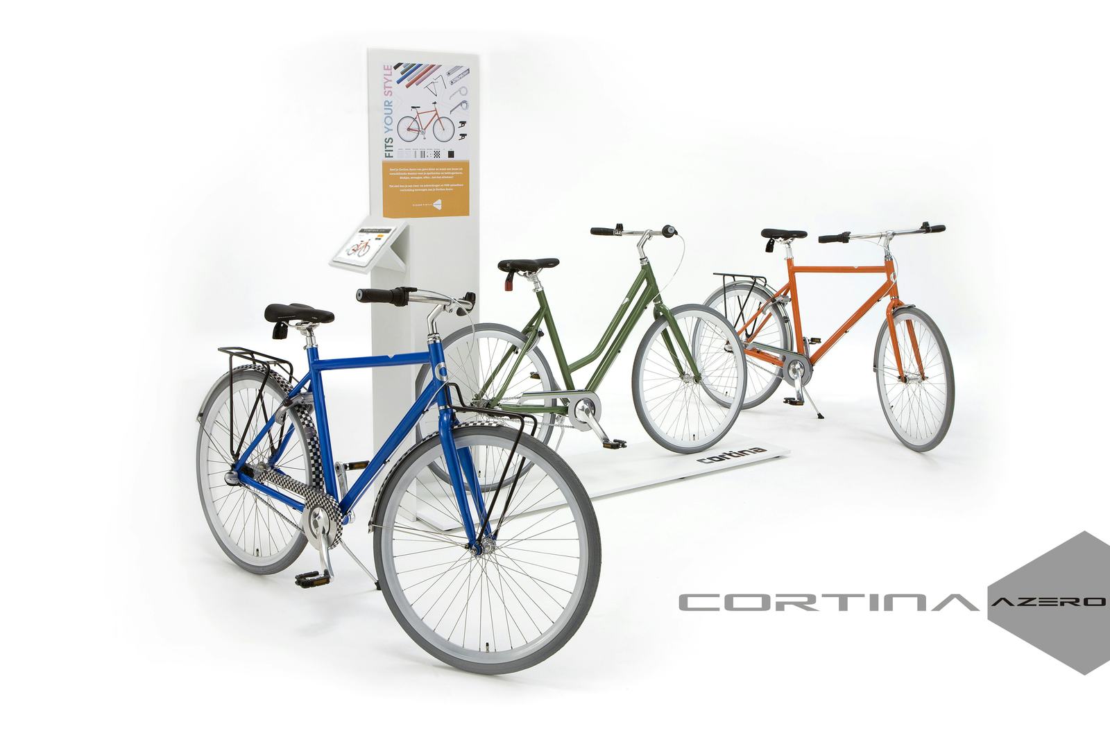 De Cortina Azero kan door de klant online naar smaak gecustomized worden.