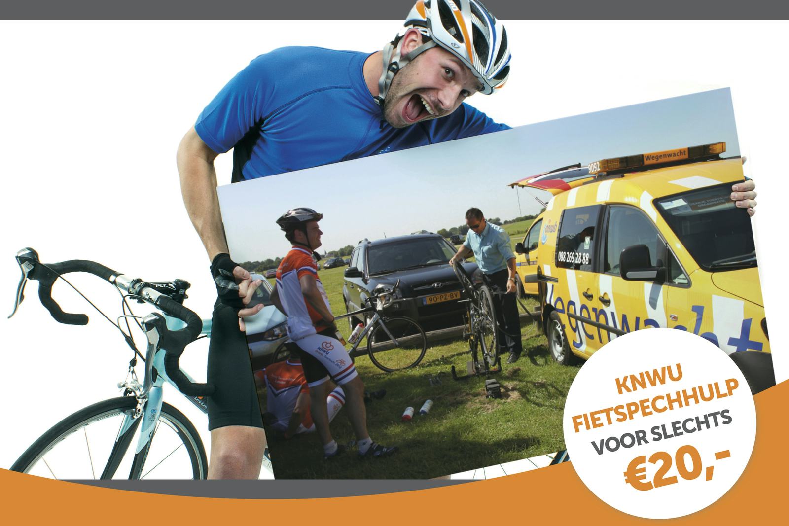 KNWU biedt fietspechhulp