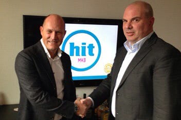 Colas van de Valk van Hit-MKB en Perry Jansen van Bikes & Retail.