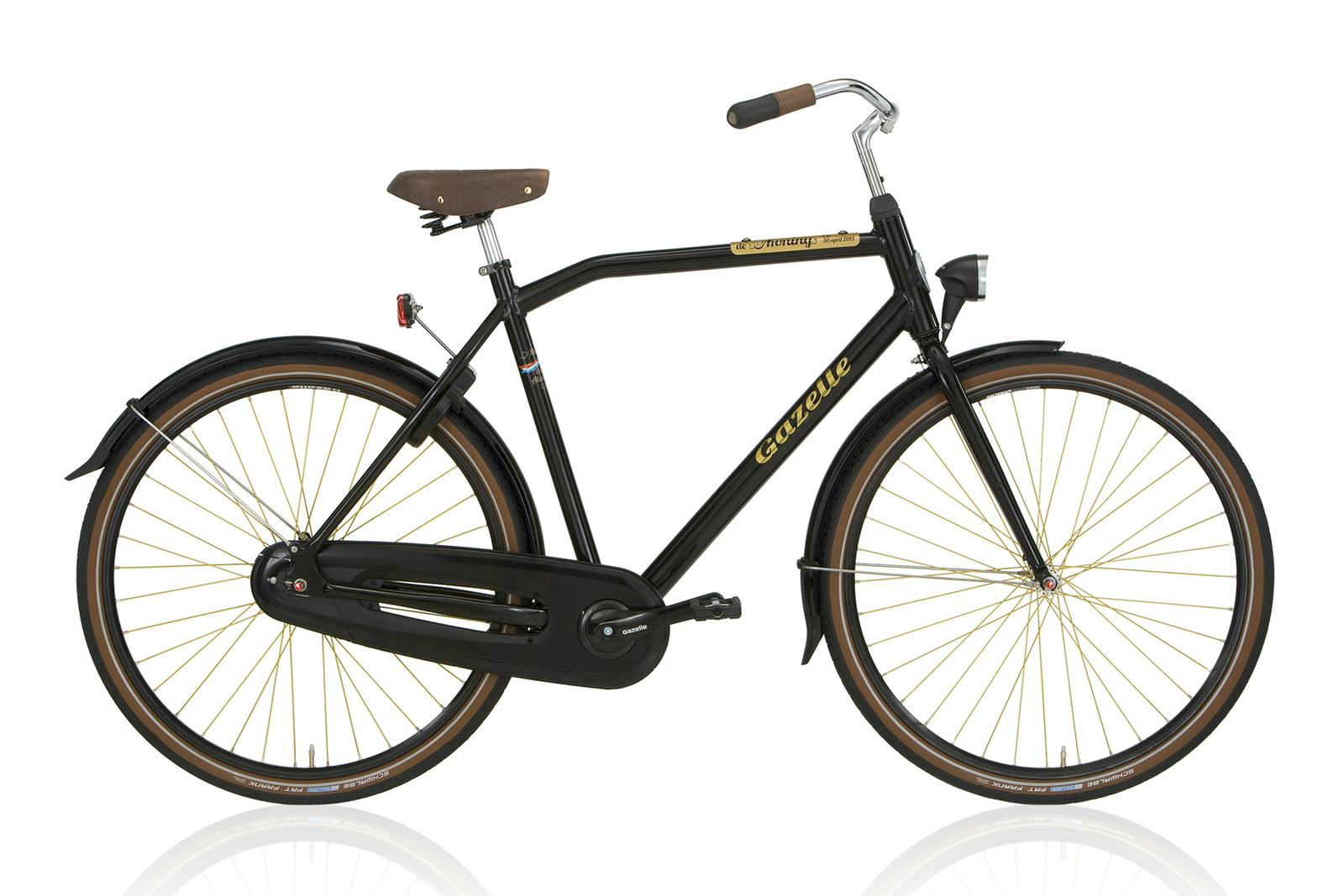 De Gazelle Koning is een stoere no-nonsense stadsfiets.