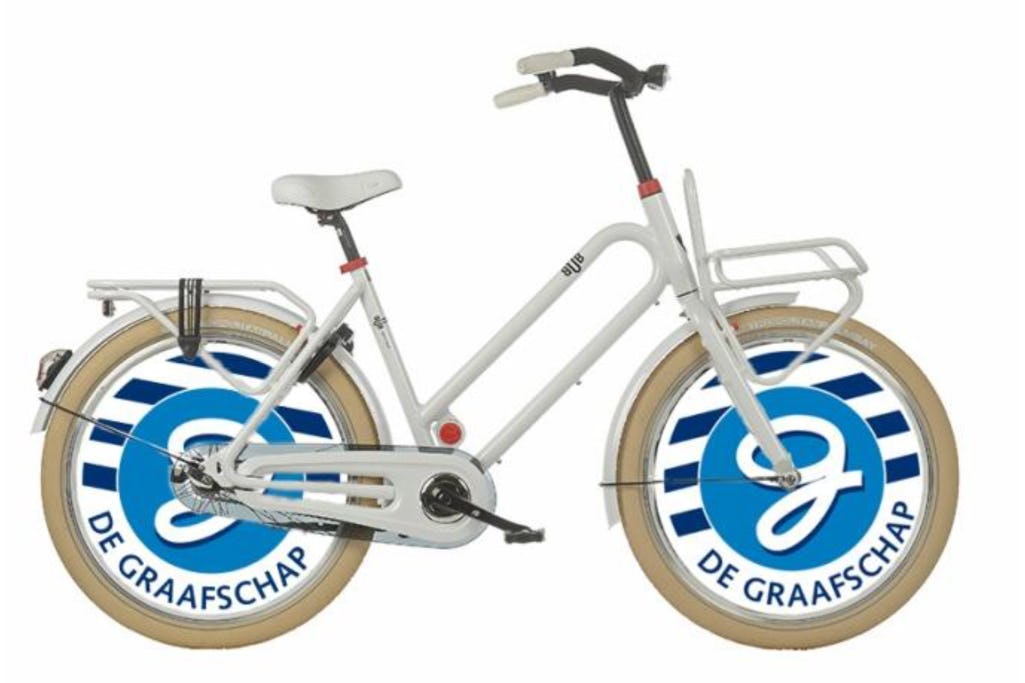 De wheeldiscs zijn een goedkope manier om reclame te maken. Elk design is mogelijk.