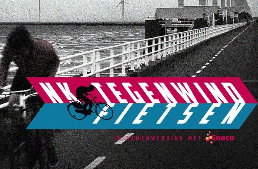 Ergens in november, ‘als de wind het hardst waait’, wordt het eerste NK Tegenwindfietsen gehouden.