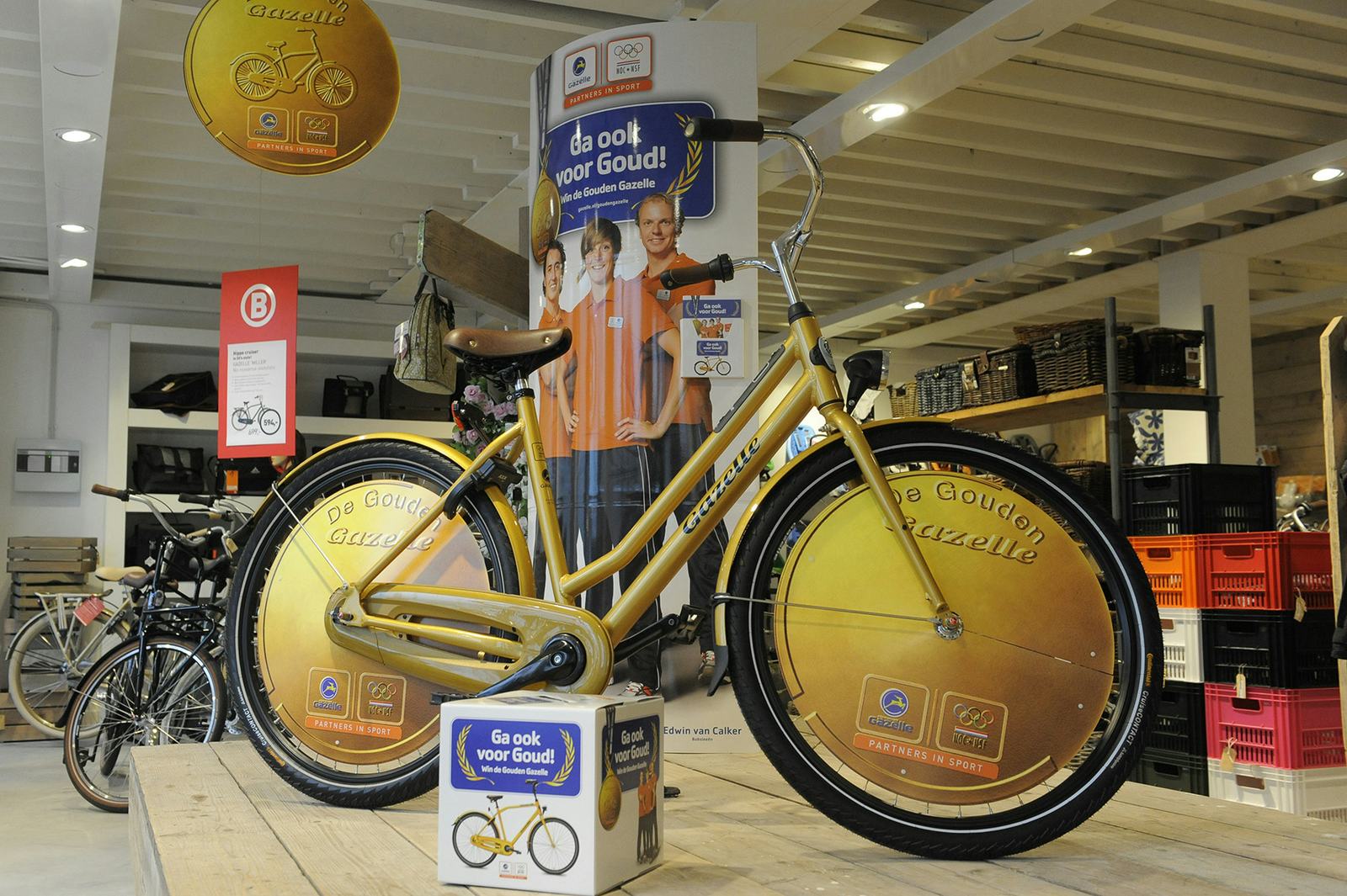 Meedoen aan de actie kan zowel bij de Gazelle-dealer als op de speciale pagina www.gazelle.nl/goudengazelle.