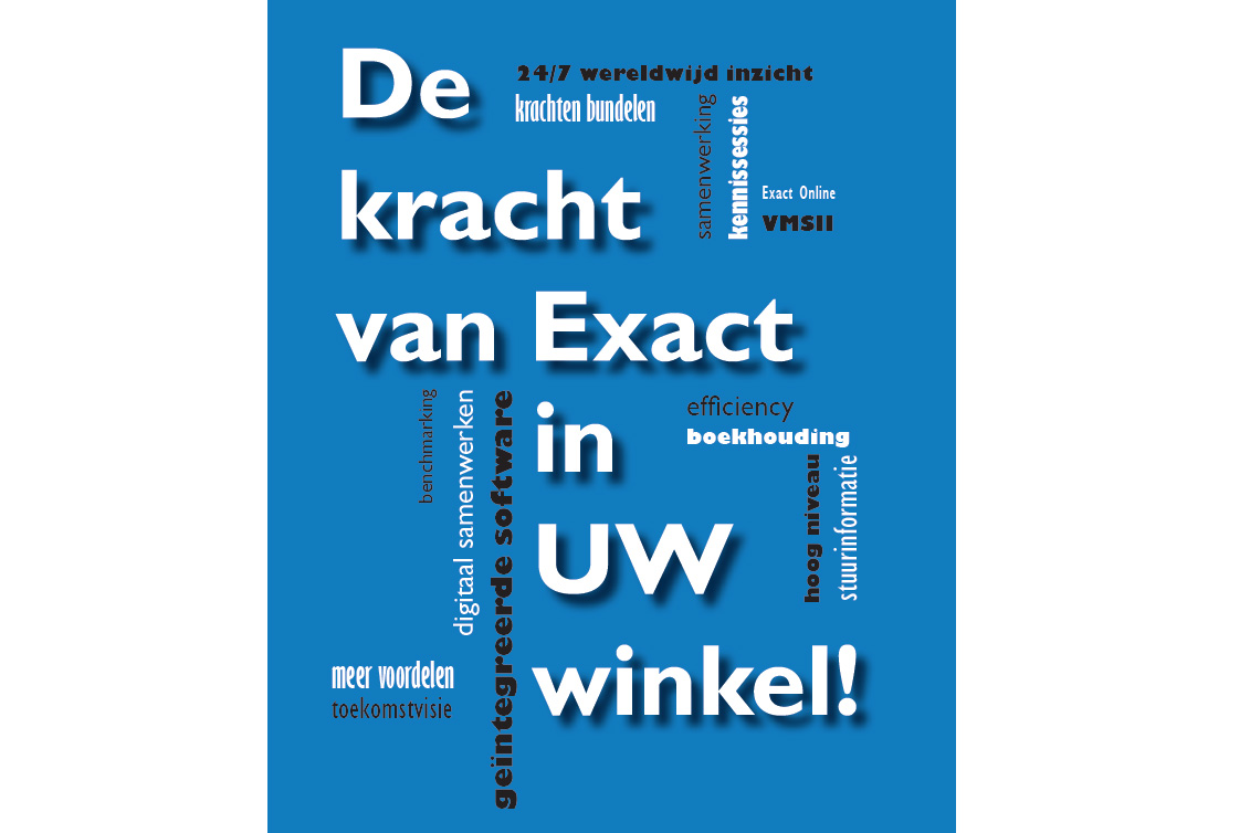 Vendit, Exact en H&L Accountants en Belastingadviseurs organiseren een gratis kennissessie met als titel: De kracht van Exact in uw winkel.