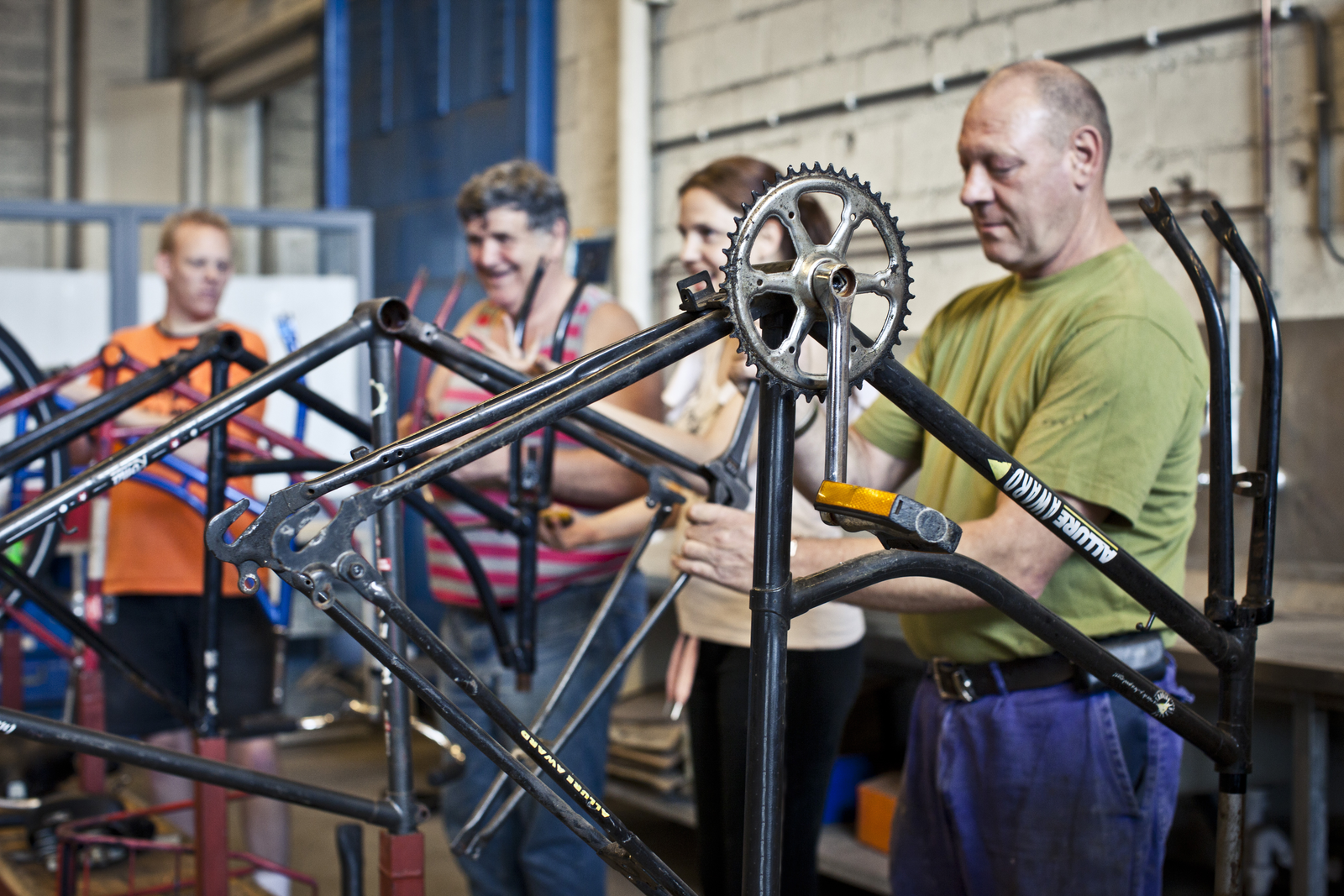 Roetz-Bikes maakt gebruik van hergebruikte frames.