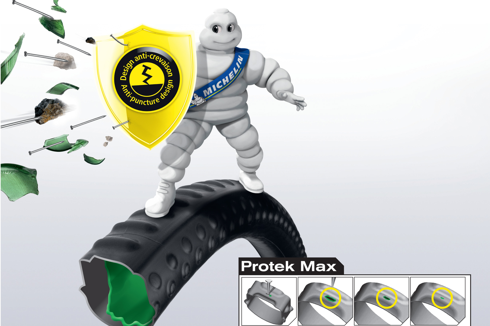 Voor het city trekking segment ontwikkelde Michelin de nieuwe Protek-serie met vijf verschillende banden.