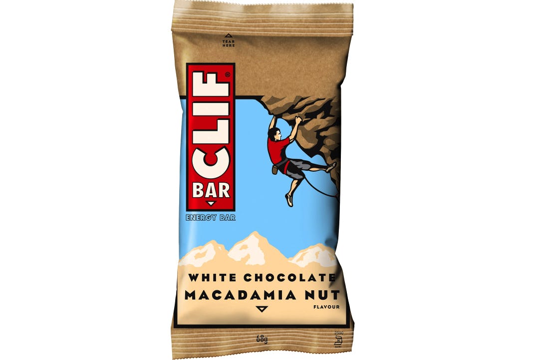 Naast energierepen is er Clif Shot Gel, een energiegel, en high energy Clif Shot Bloks.