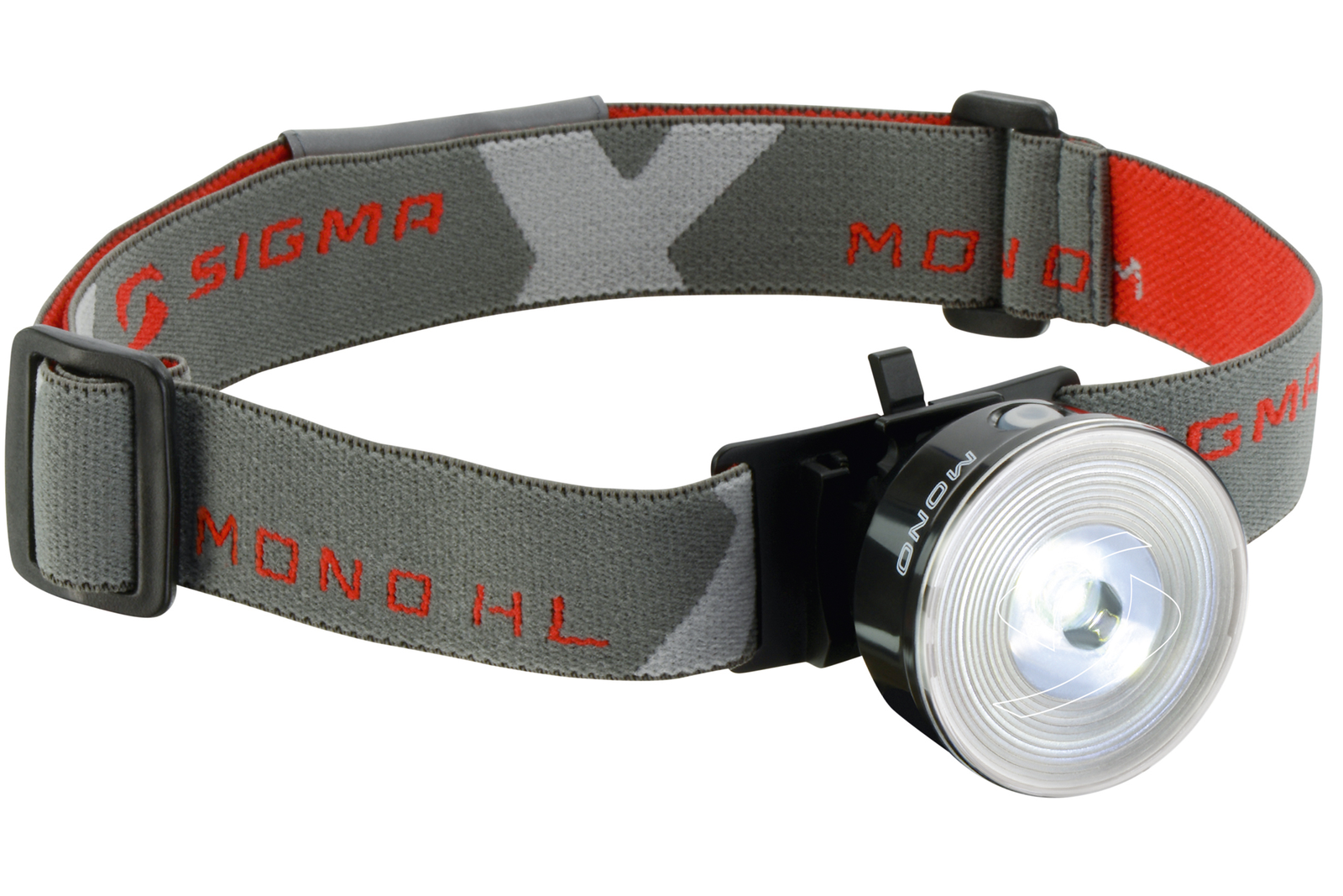 De hoofdbandlamp is te gebruiken voor wandelen, joggen of fietsen.