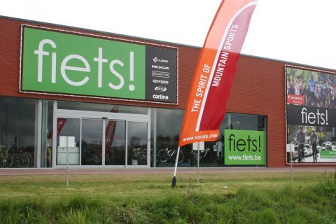 Fiets! XL store in Leuven.