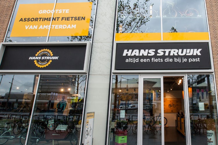 Met de ombouw van de 2 Giant Stores gevestigd in Amsterdam en Hilversum telt Hans Struijk Fietsen 16 winkels verspreid over de Randstad en regio Eindhoven. – Foto Hans Struijk Fietsen