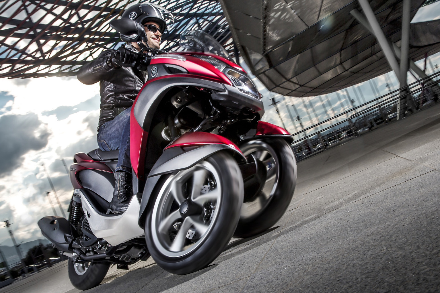 Yamaha biedt 125 Tricity tot eind september aan mét rijlessen en examen voor A1 rijbewijs, ter waarde van 750 euro. – Foto Yamaha