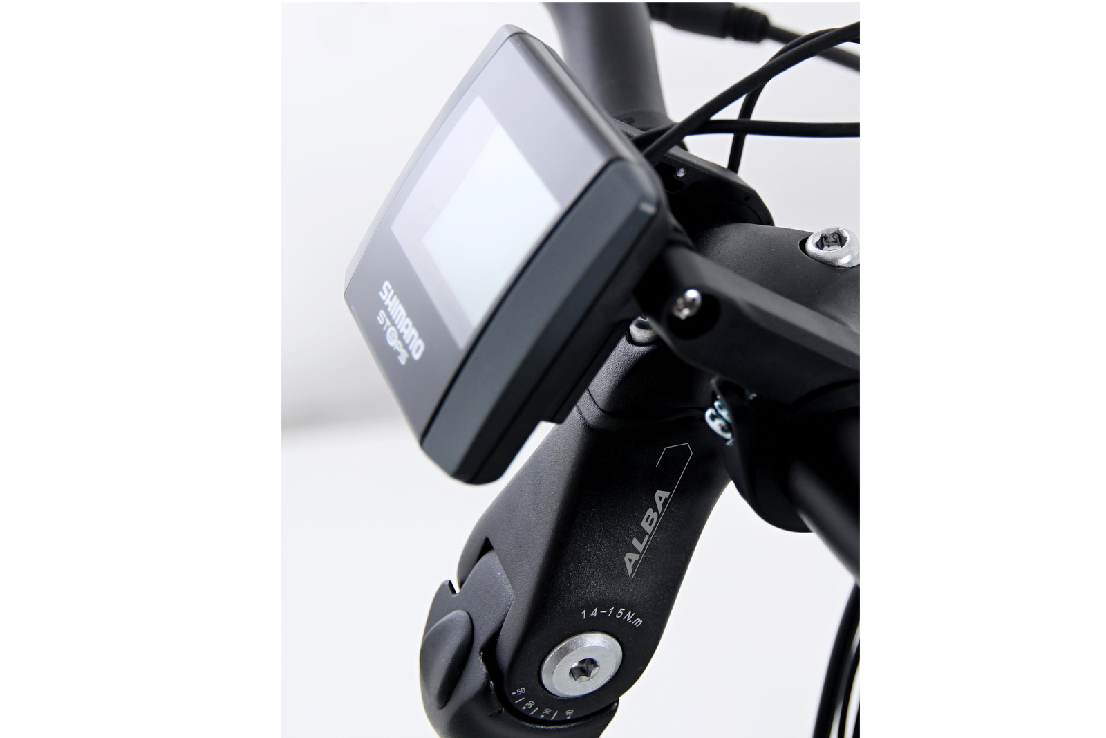 Detailfoto van de nieuwe e-bike Cyclone.