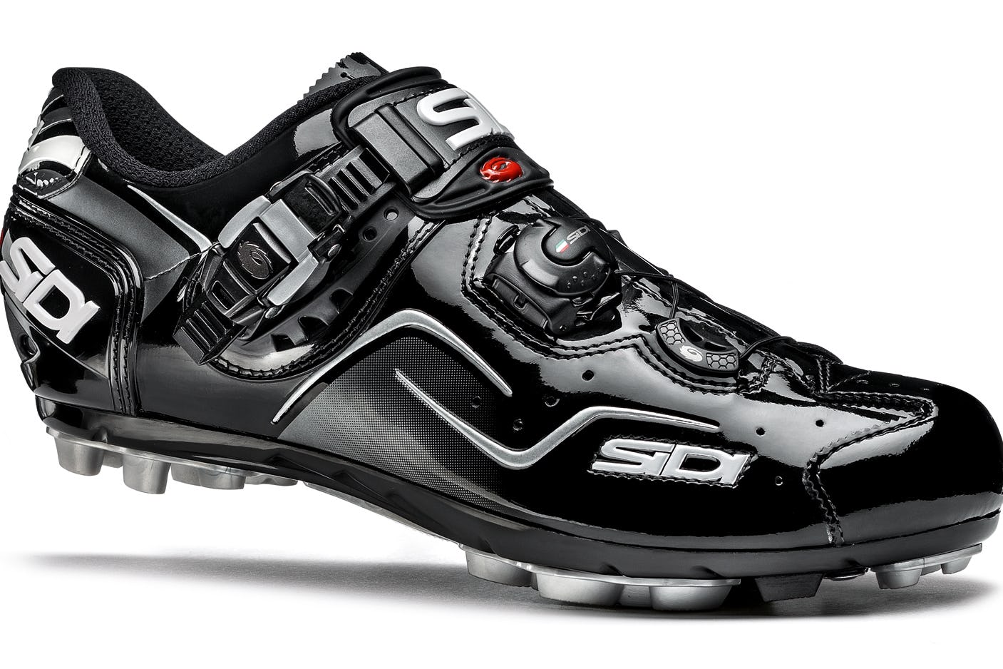 De Sidi Cape is een MTB-schoen kan tijdens het rijden gemakkelijk losser of vaster gezet worden.