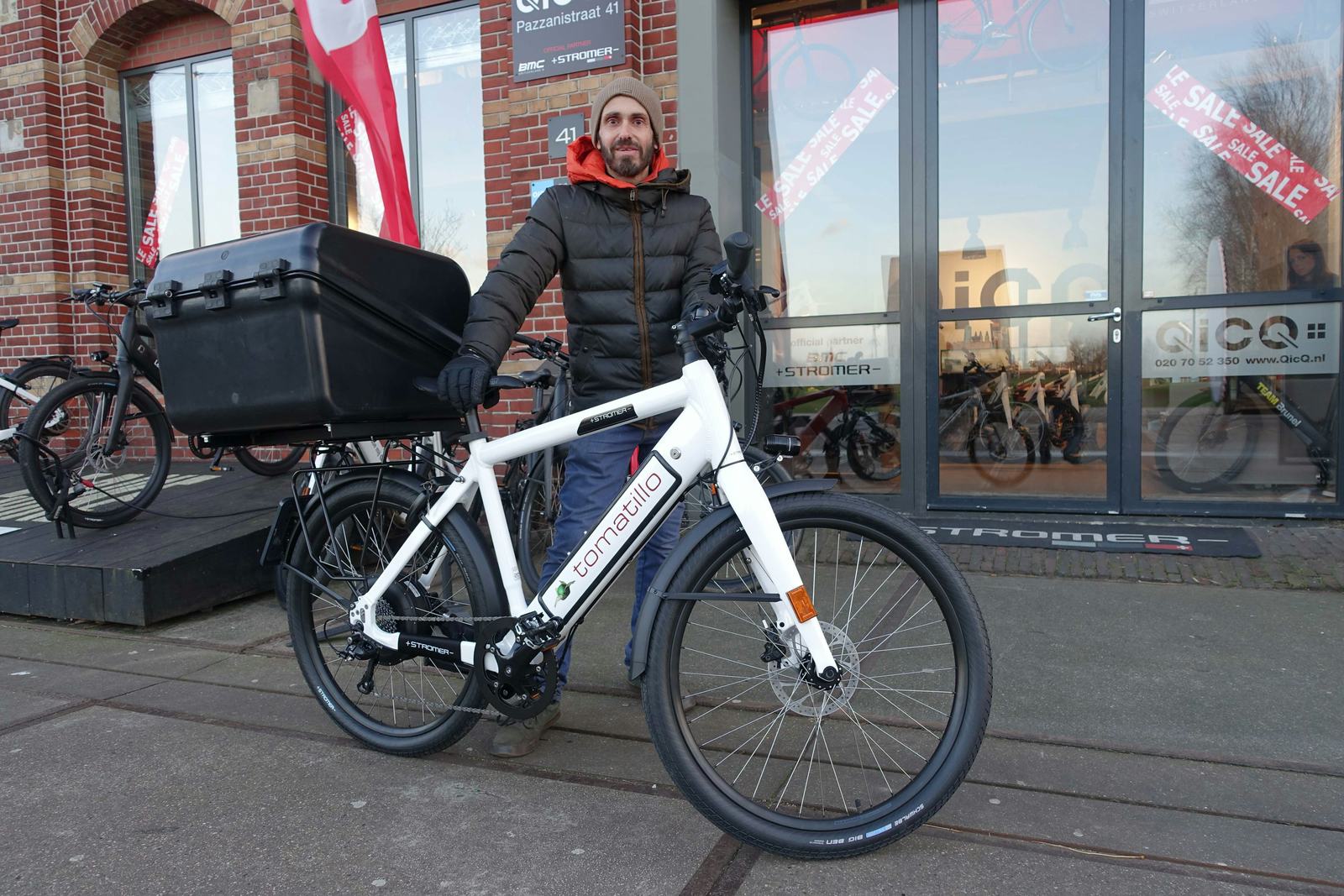 Stromer speelt een prominente rol in de bromfietsstatistieken. Een speed e-fiets merk in de top-5 van de bromfietsverkopen, met een marktaandeel van bijna vijf procent. is uniek.   Foto Stromer/Tomatillo Tex-Mex to go