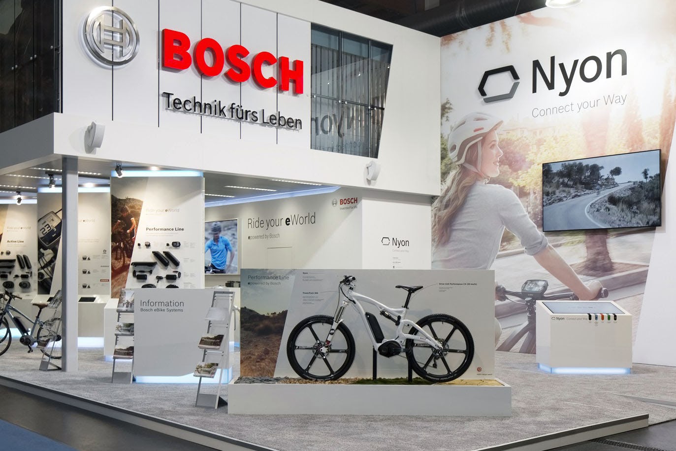 Op de Bosch stand 333 tijdens de FietsVak staat dit jaar de Nyon centraal.