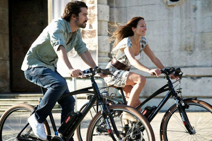 Bij VWE-cijfers speed e-bikes (snorfietsen) zijn onderling zijn forse bewegingen te zien. Riese&Müller staat nu vrijwel gelijk met Sparta tot eind april. Sparta zakte fors terug in vergelijking met dezelfde periode vorig jaar.  Foto Riese&Müller