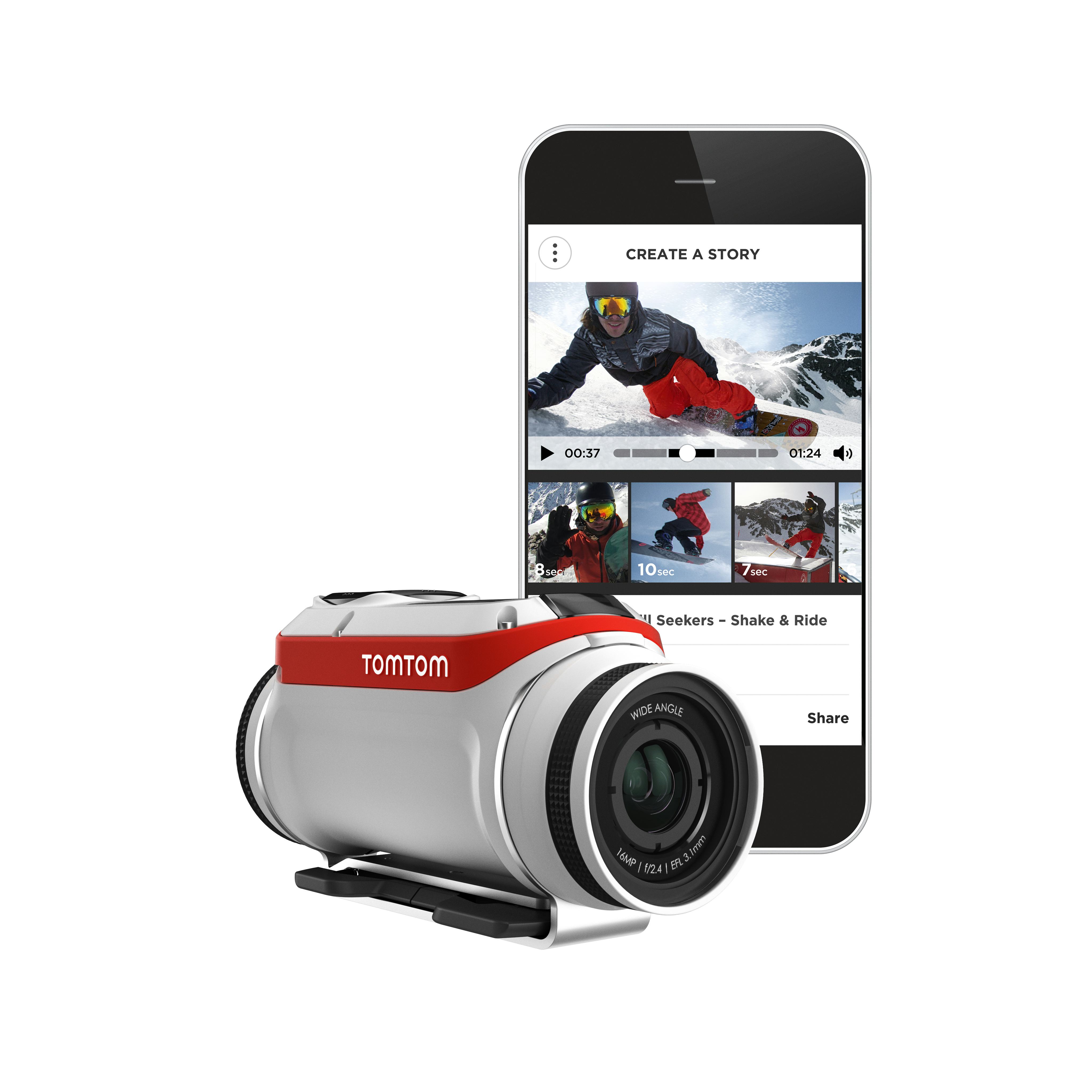 TomTom Bandit Action Camera.