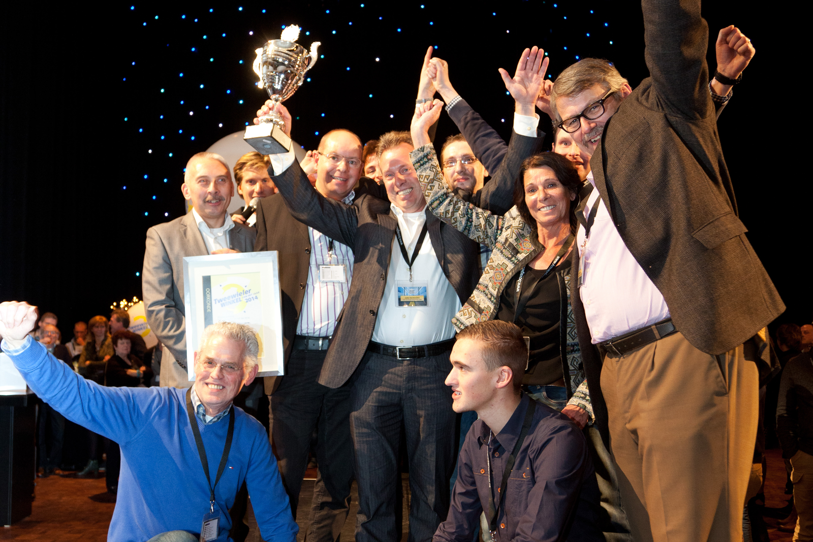 Winnaar van de Tweewielerwinkel van het Jaar 2014: John Vermeulen Fietsplezier in Uden.