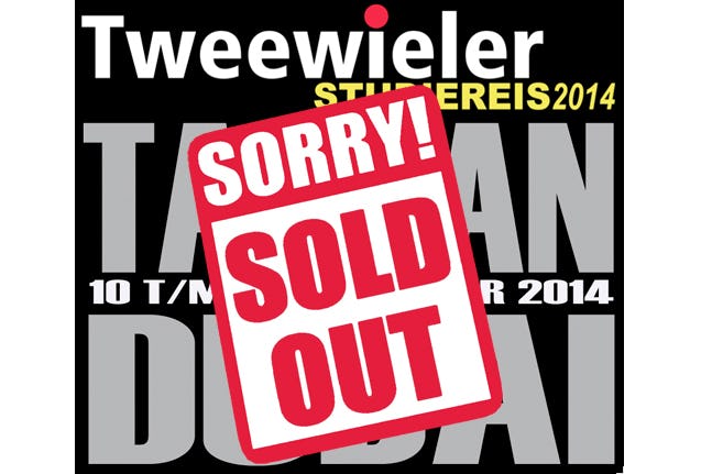 In amper een paar weken tijd was de Tweewieler Studiereis naar Taiwan en Dubai volgeboekt.