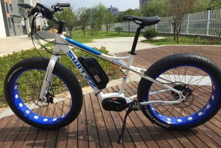 Peter Lubrecht is gestart met een nieuw merk fat bikes en fat e-bikes: Switzz Bikes. Foto Switzz Bikes