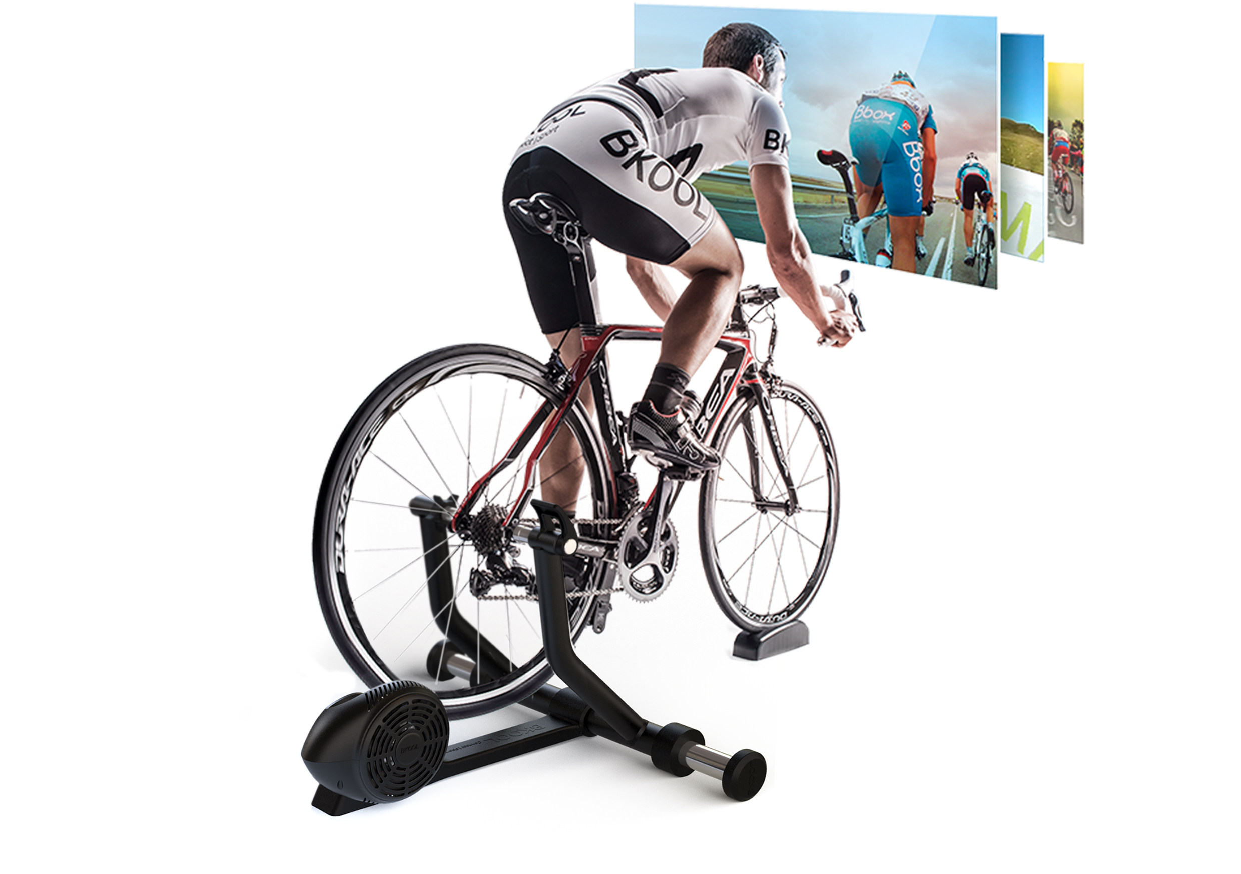 Volgens Codagex ligt de prijs  van de BKool op de helft van de kosten ten opzichte van vergelijkbare trainers. Foto: Codagex
