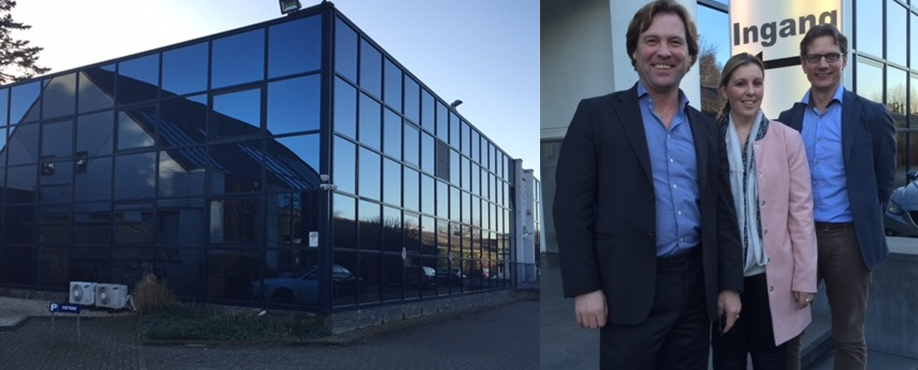 Dynamo Retail Group opent een kantoor in België. Op de foto Maarten de Vos, Sarah Geybels en Erik de Geus. Foto Dynamo Retail Group