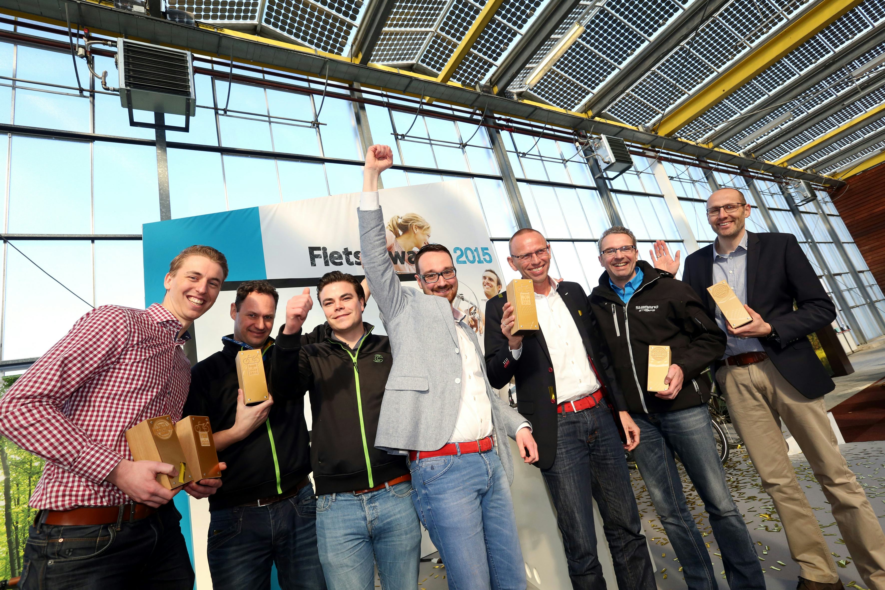 Alle Fiets Awards winnaars van 2015. – Foto Rai Vereniging