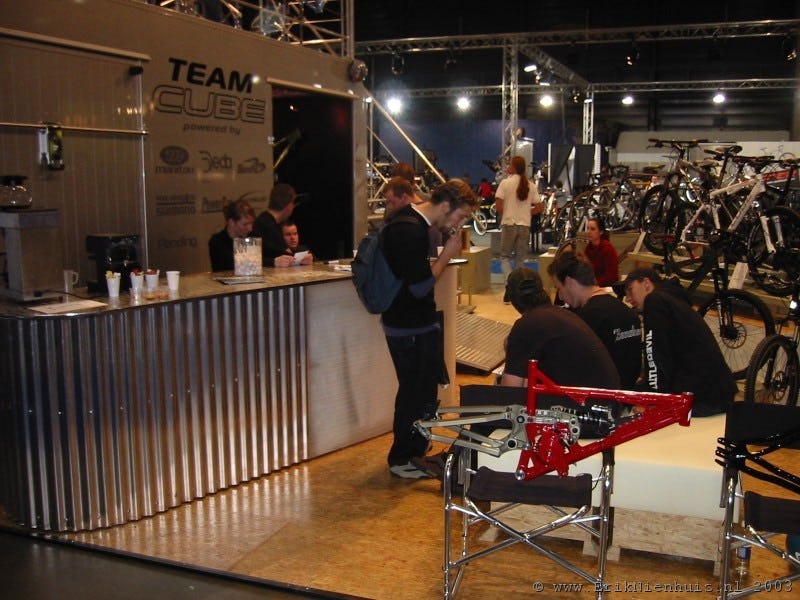 Cube in 2003 op Bike MOTION Benelux. Sindsdien is er veel veranderd. Foto Oneway Bike Industry