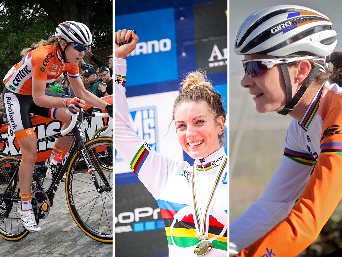 Marianne Vos, Anna van der Breggen en Pauline Ferrand-Prévot van het Rabo Liv Team doen woensdag 13 januari mee aan een live online vraaggesprek. Foto Shimano