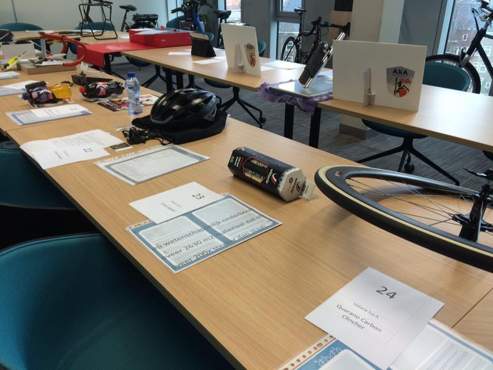 Tijdens de jurering van de Fiets Innovatie Awards 2016. Foto Tweewieler