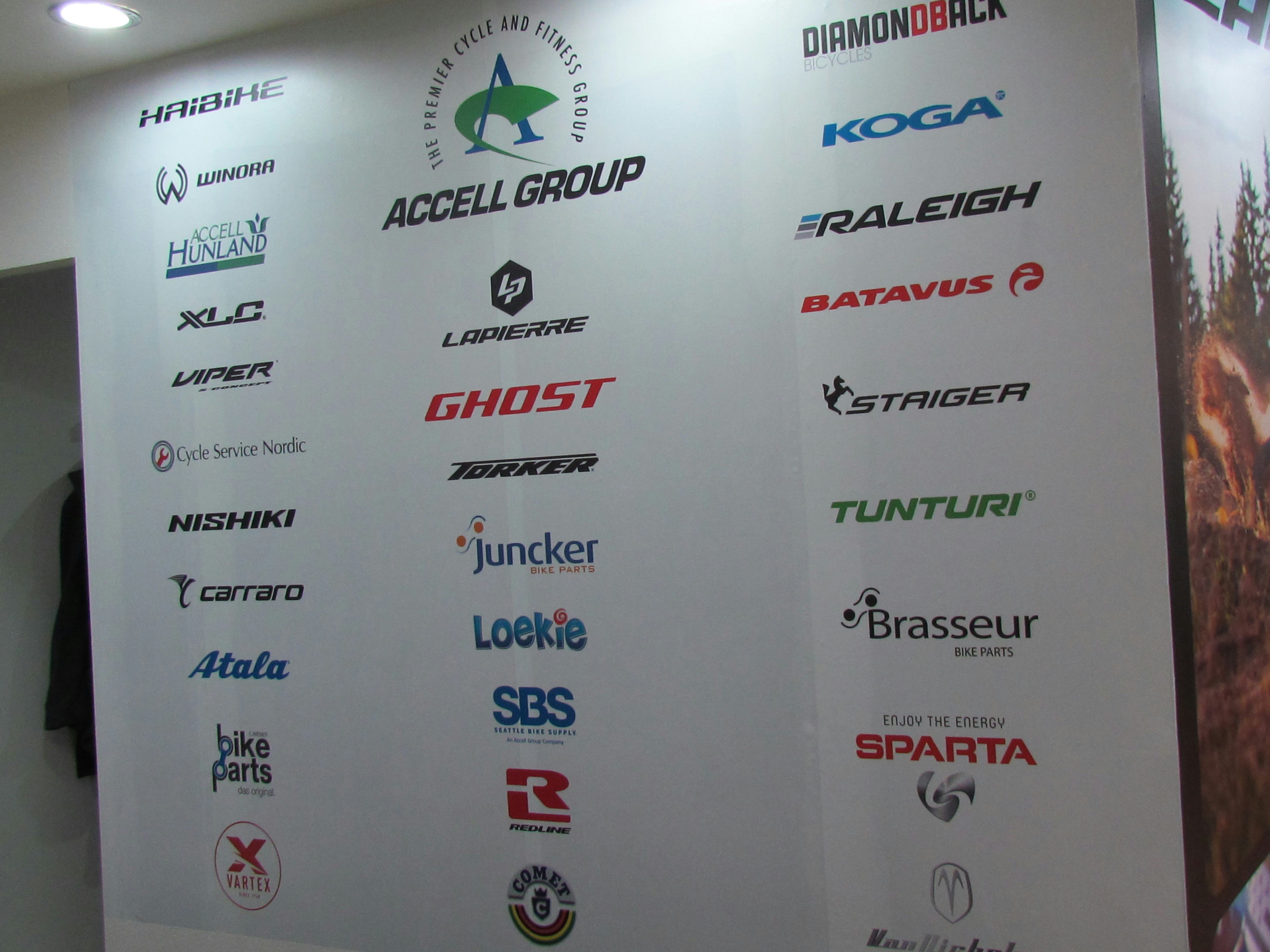 De merken van Accell Group. Foto Bike Europe