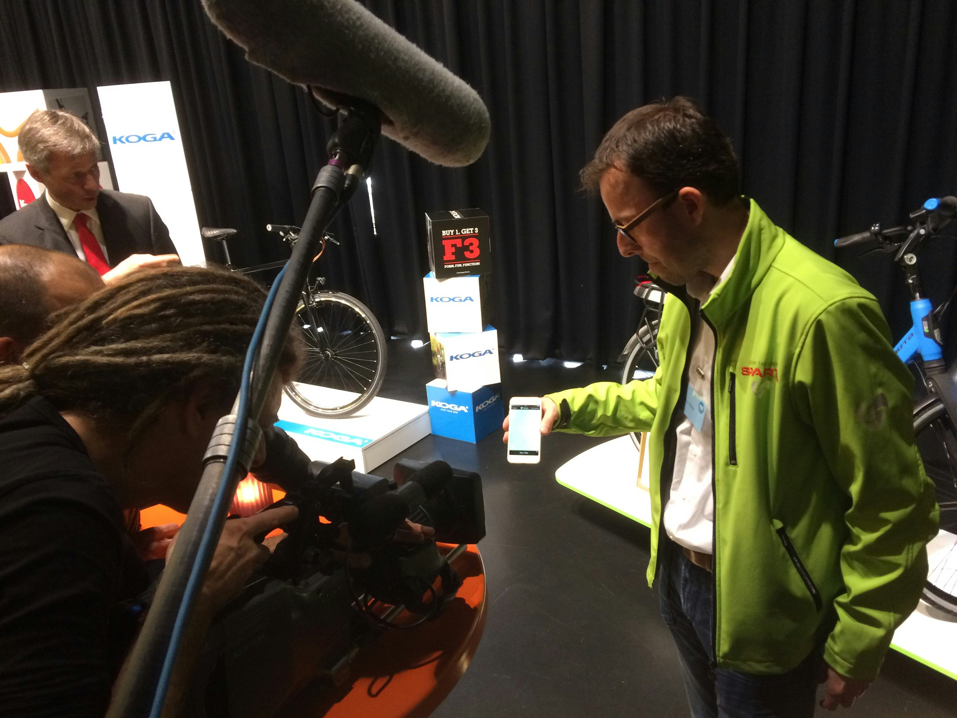 Marco Kalden van Sparta bij de M8i. Foto Tweewieler