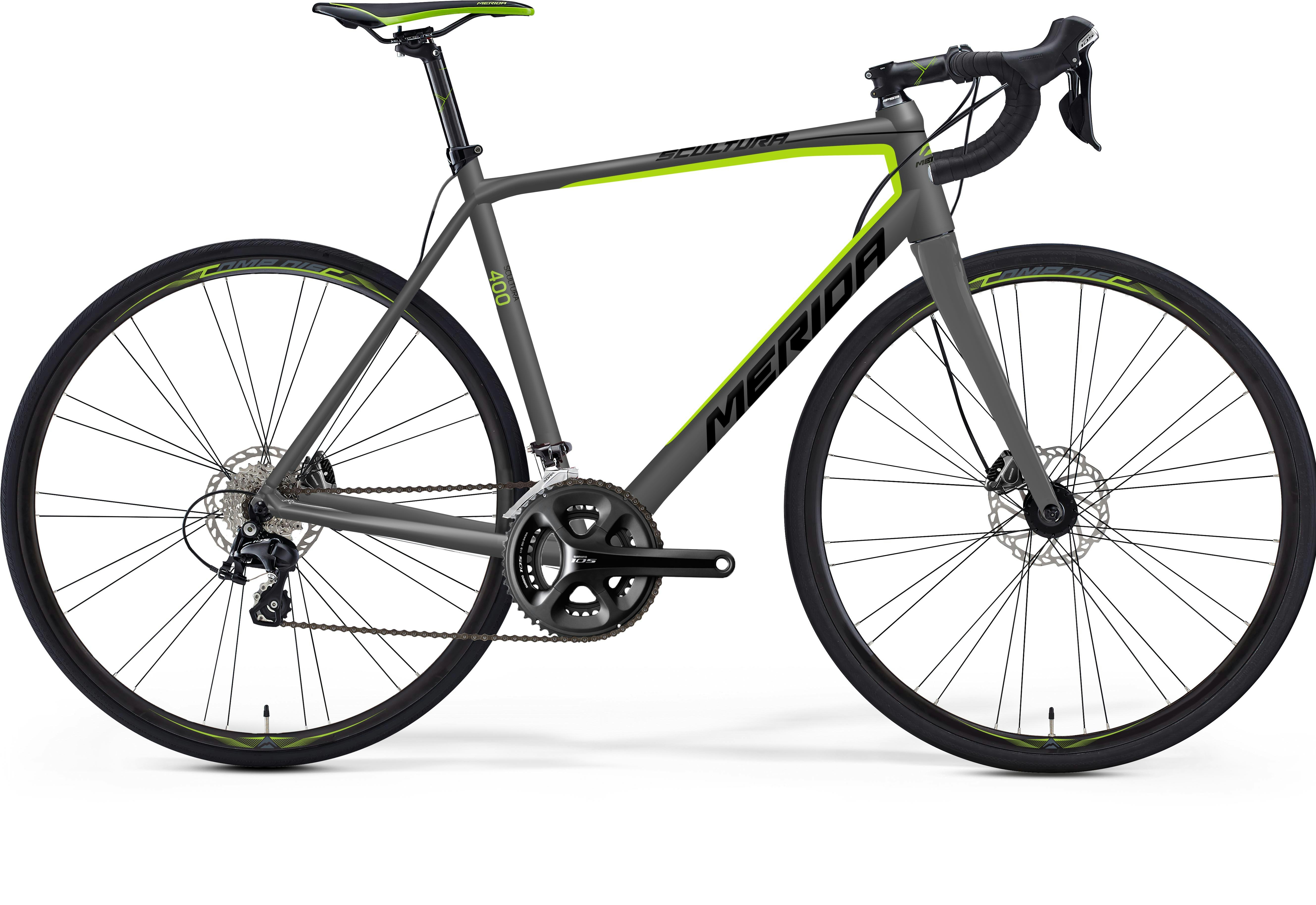 Merida Scultura 400 met schijfremmen: testwinnaar in De Telegraaf Fietstest 2017 in de categorie € 999,- tot € 1.499,-. Foto Merida