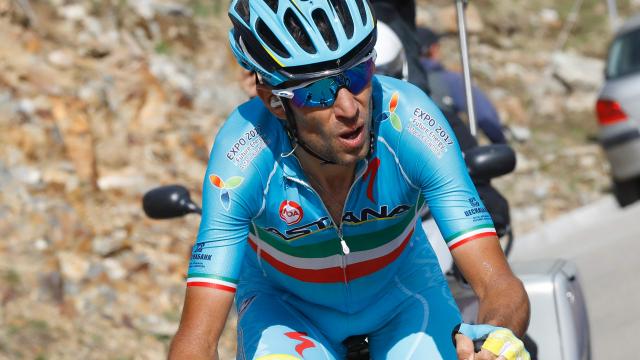 Vincenzo Nibali wordt het komende seizoen de kopman van de nieuwe ploeg Bahrain Merida Pro Cycling Team. Foto ANP