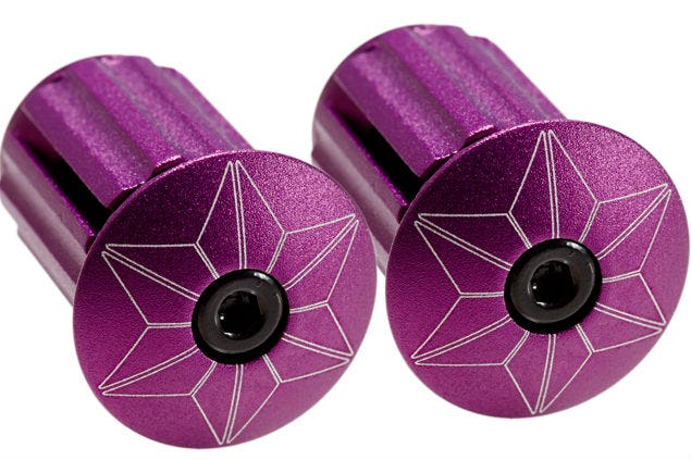 Naast stuurlinten en handvaten heeft Supacaz ook end plugs in haar assortiment. Foto Supacaz