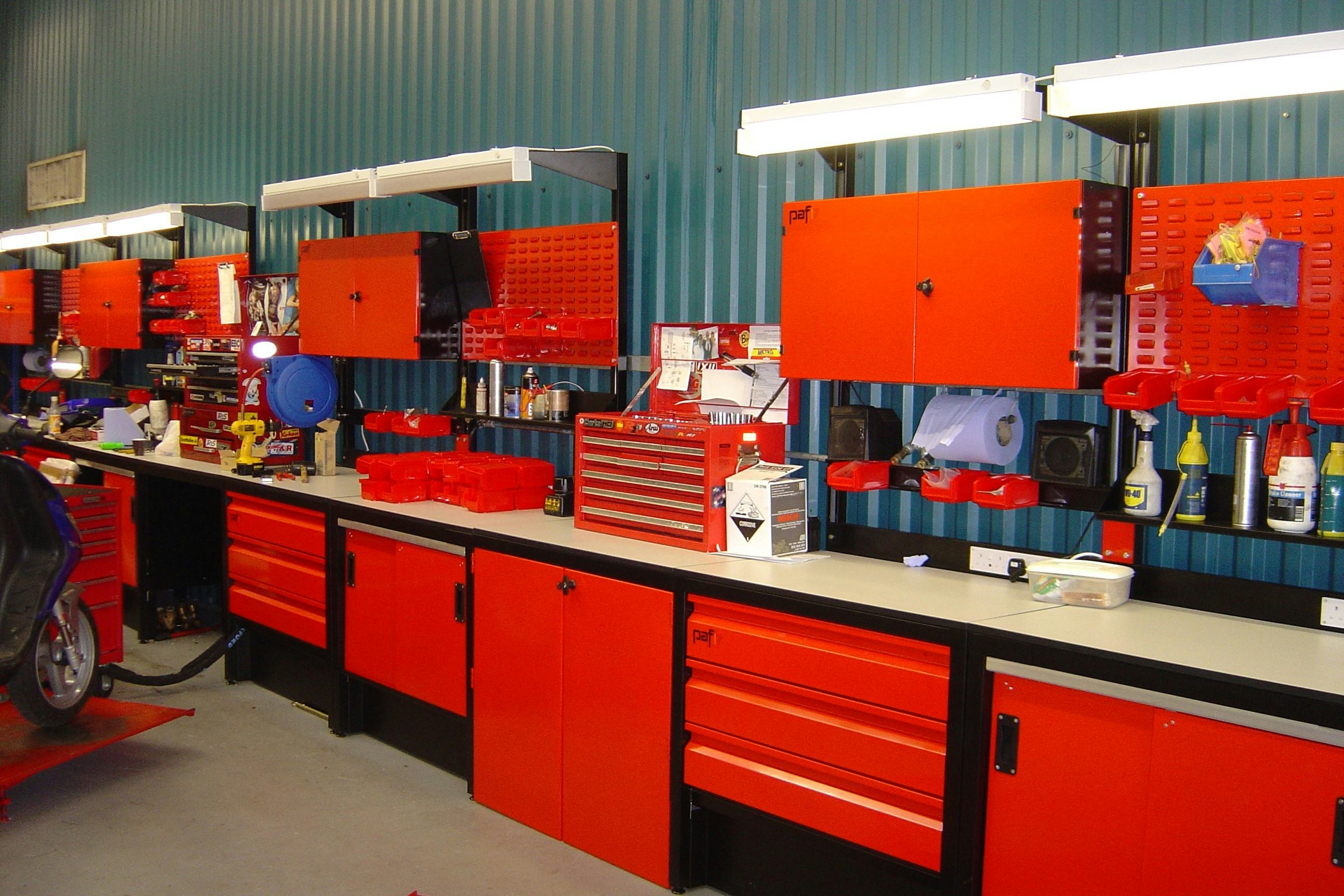 De werkplaatsinrichting wordt geleverd via het bedrijf Geartexx uit Bergen op Zoom. Foto PAF