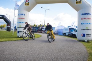 Modellen kunnen getest worden op een testparcours van 1,5 tot 3,2 km lengte. Foto ElektrischeFietsen.com
