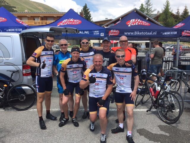 Het fietsteam van Bike Totaal. Foto Bike Totaal
