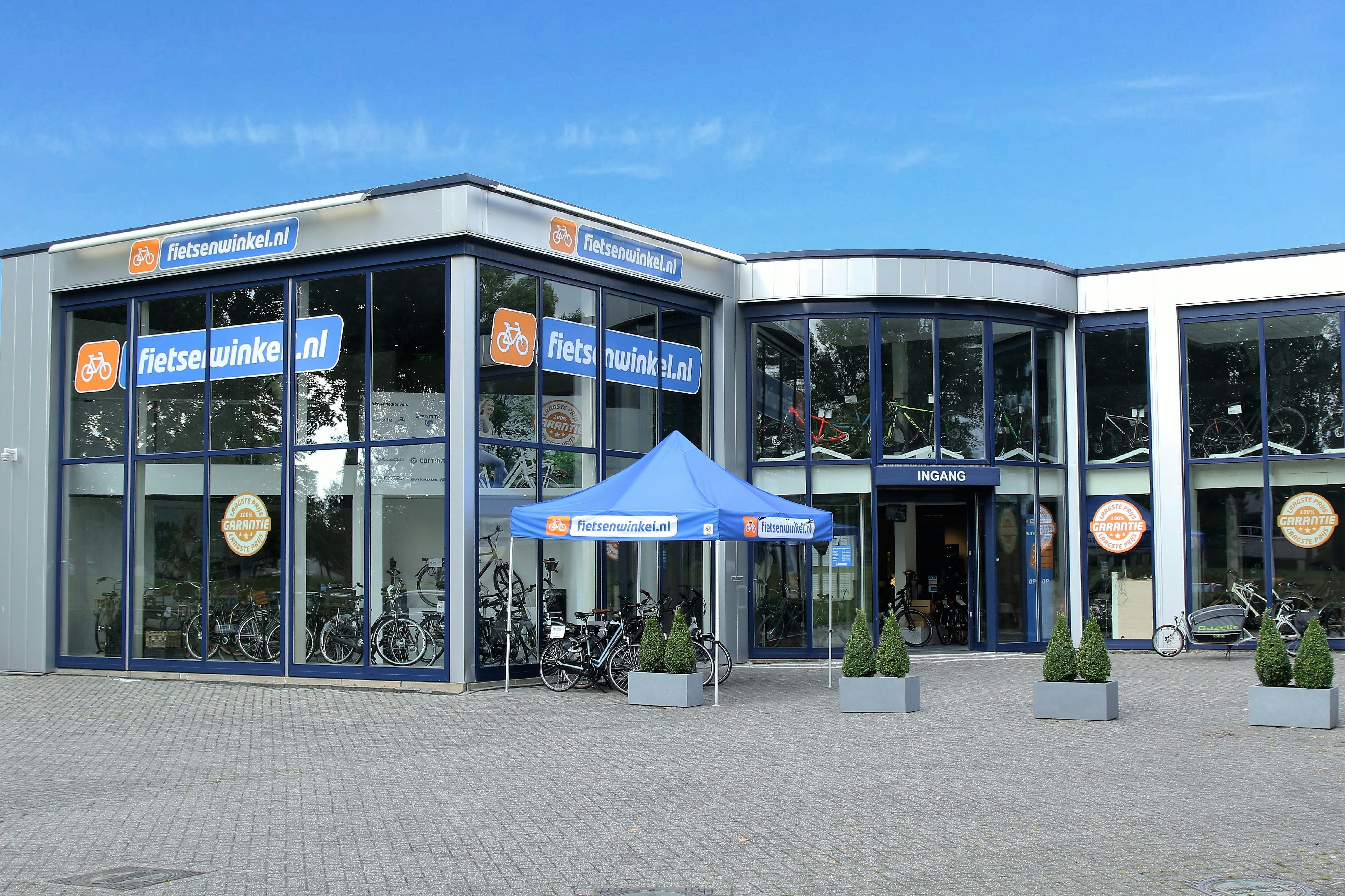 De vestiging van Fietsenwinkel.nl in Tilburg. Foto Fietsenwinkel.nl