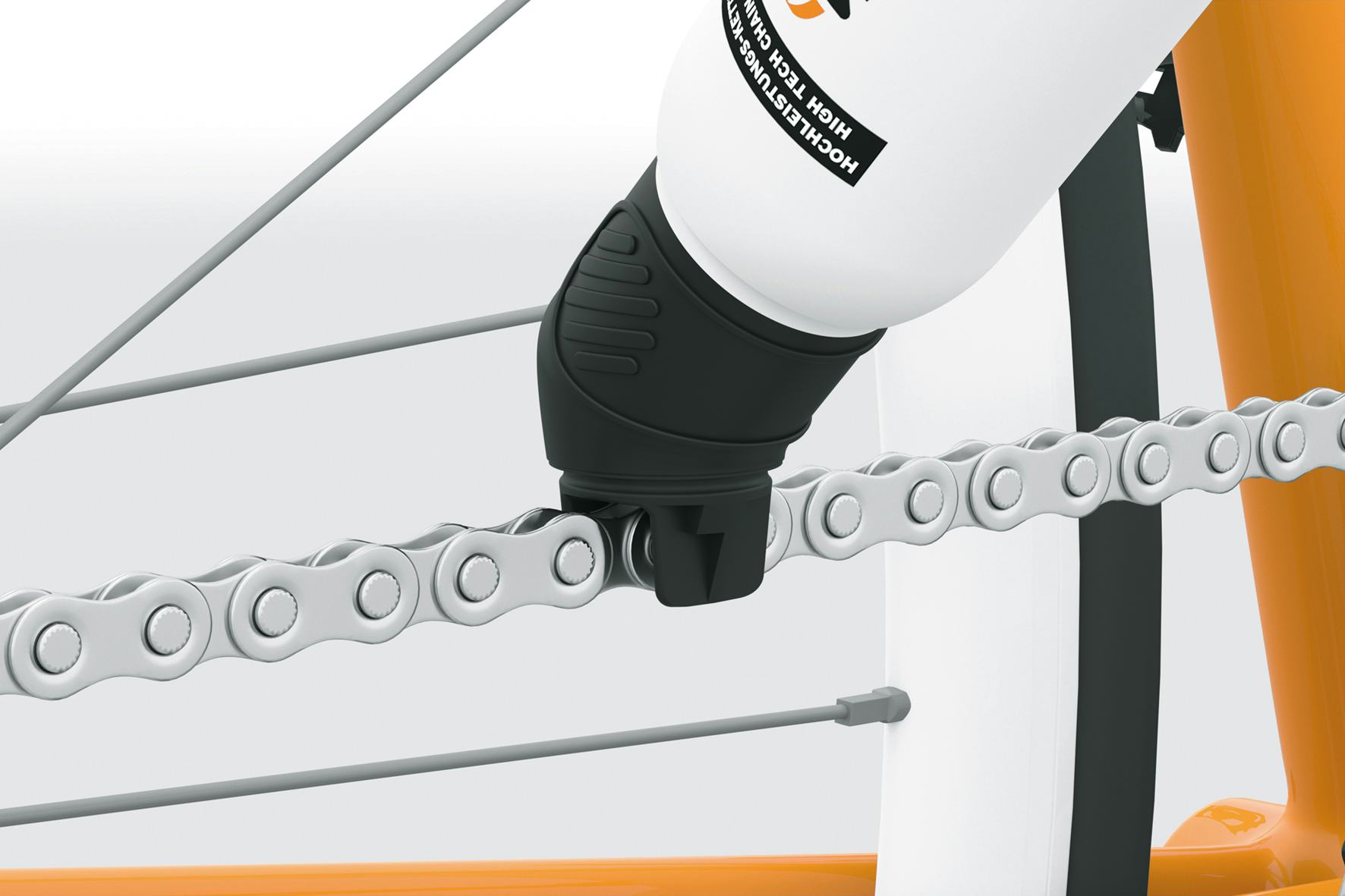 Met een speciale verdeelkop kan de olie optimaal opgebracht worden. Foto SKS Germany